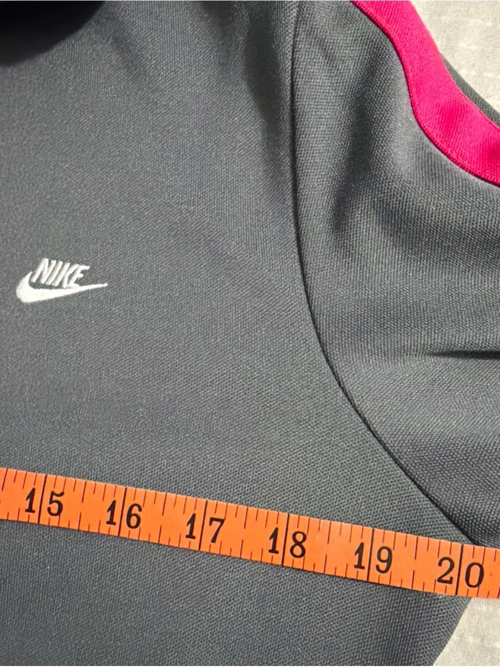 NIKE Womens Retro  Full Zip Track Jacket Grey White Pink Blue National, L
